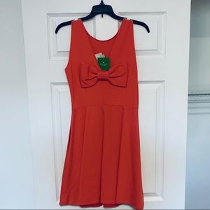 KATE SPADE pink bow dress size 0
